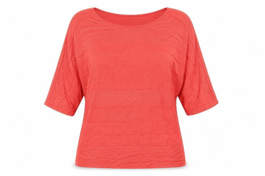 Womens UK Size 14 M&Co Red Pullover Jumper