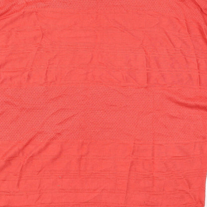 Womens UK Size 14 M&Co Red Pullover Jumper