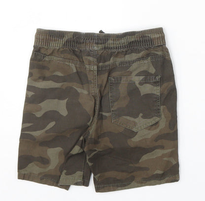 Denim Co Boys Green Camouflage  Bermuda Shorts Size 4-5 Years