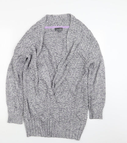 Womens UK Size 10 Per Una Blue Cardigan Jumper