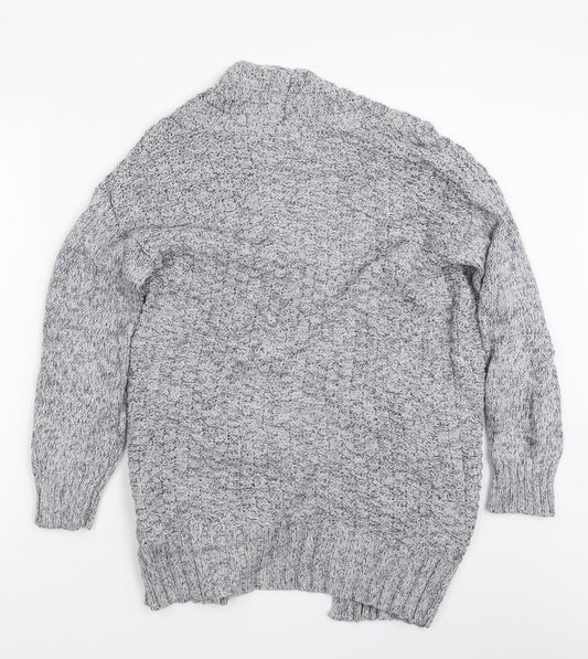 Womens UK Size 10 Per Una Blue Cardigan Jumper