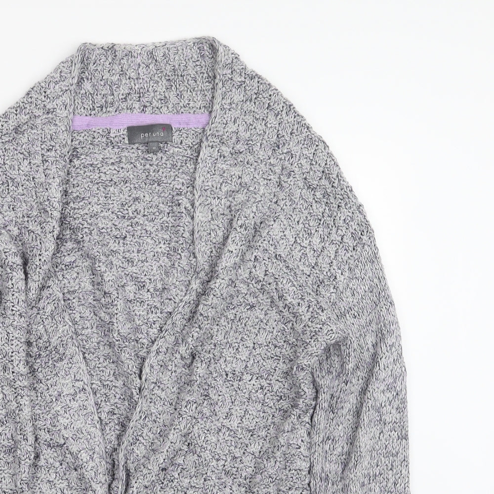 Womens UK Size 10 Per Una Blue Cardigan Jumper