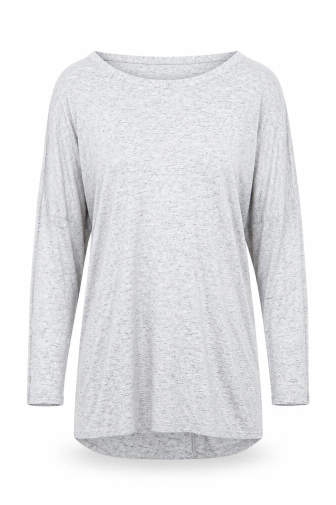 Womens UK Size 6 Atmosphere Grey Basic T-Shirt
