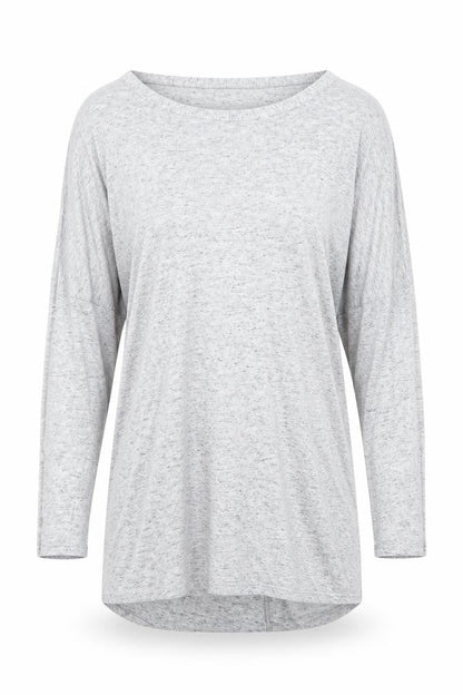 Womens UK Size 6 Atmosphere Grey Basic T-Shirt
