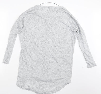 Womens UK Size 6 Atmosphere Grey Basic T-Shirt