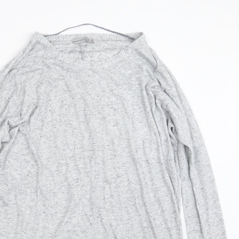 Womens UK Size 6 Atmosphere Grey Basic T-Shirt
