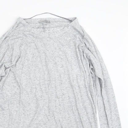 Womens UK Size 6 Atmosphere Grey Basic T-Shirt