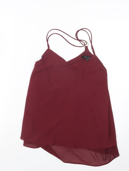Womens UK Size 10 New Look Purple Basic Blouse