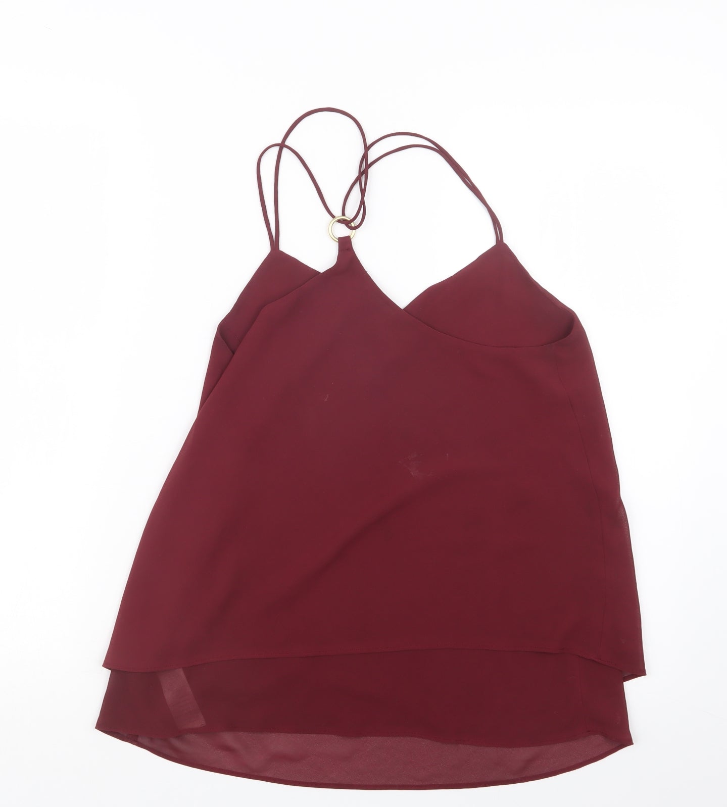 Womens UK Size 10 New Look Purple Basic Blouse