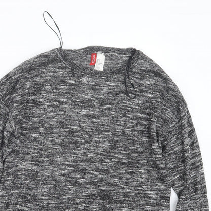 Womens UK Size XS Divided by H&M Black Pullover Jumper