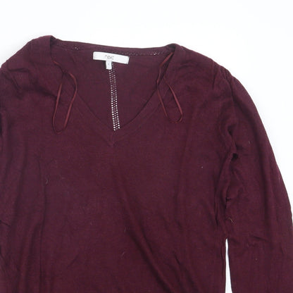 Womens UK Size 8 NEXT Purple Pullover Jumper