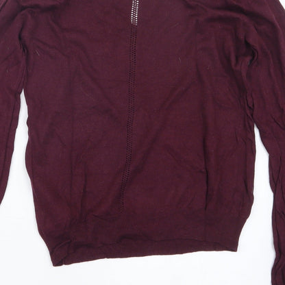 Womens UK Size 8 NEXT Purple Pullover Jumper