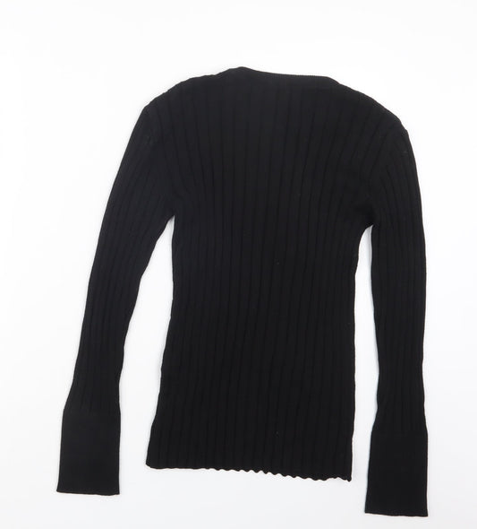 Paul Parker Womens Black   Pullover Jumper Size L