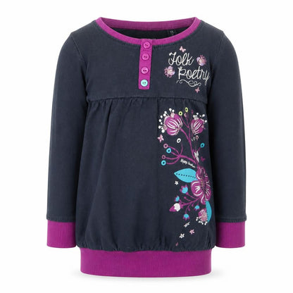 Blue Seven Girls Blue   Basic T-Shirt Size 2 Years  - Long