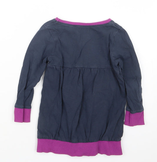 Blue Seven Girls Blue   Basic T-Shirt Size 2 Years  - Long