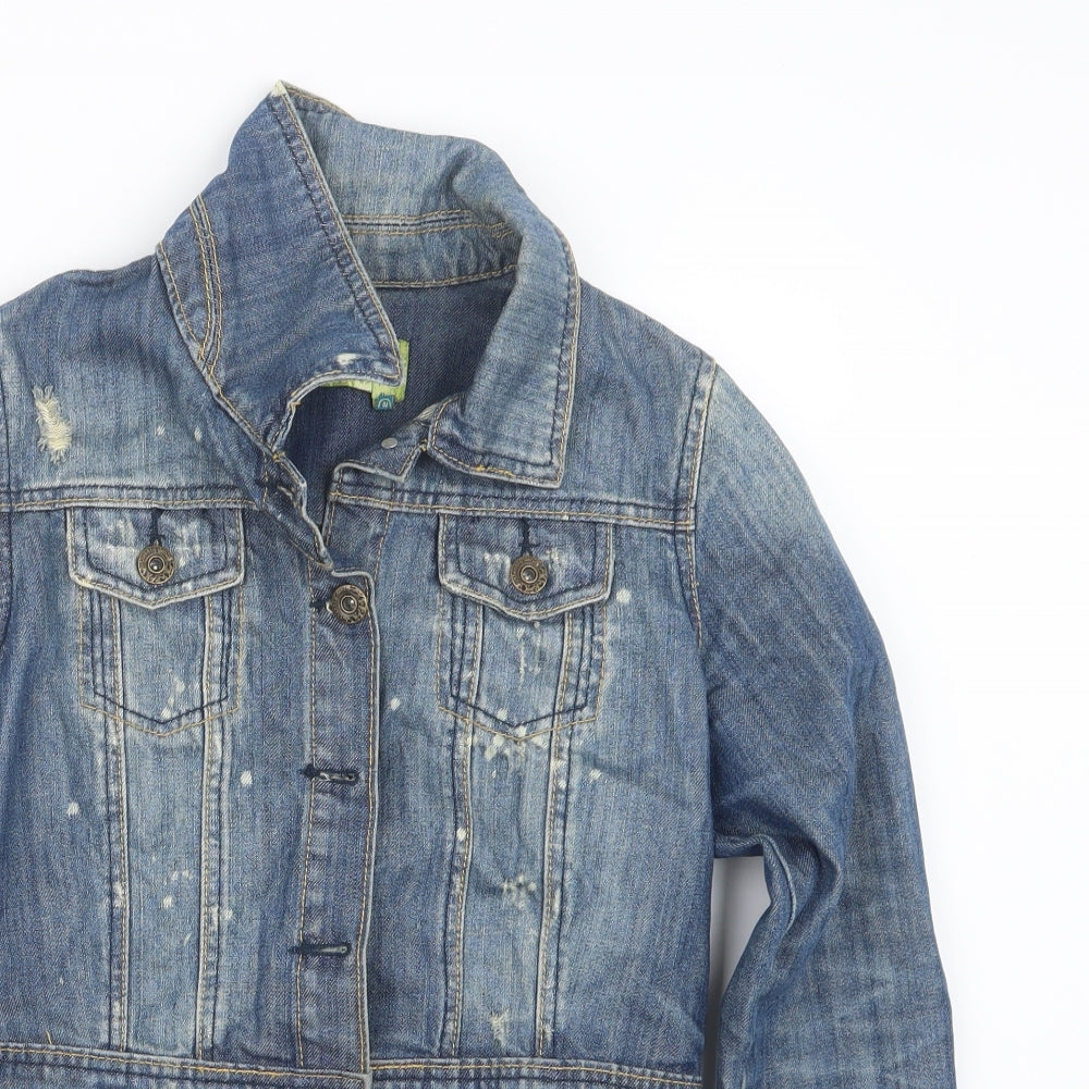 Authentic Womens Blue  Denim Jacket  Size 10