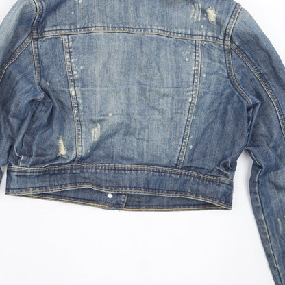 Authentic Womens Blue  Denim Jacket  Size 10