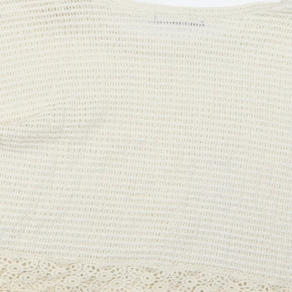 Womens UK Size 18 Atmosphere Ivory Pullover Jumper