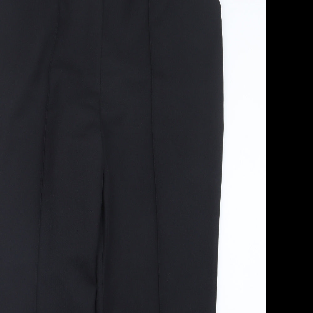 Womens UK Size 14 Papaya Regular Fit  Black Trousers