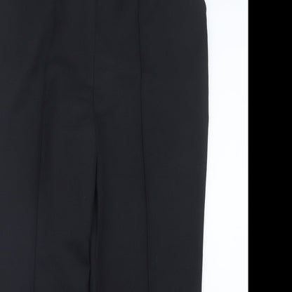Womens UK Size 14 Papaya Regular Fit  Black Trousers