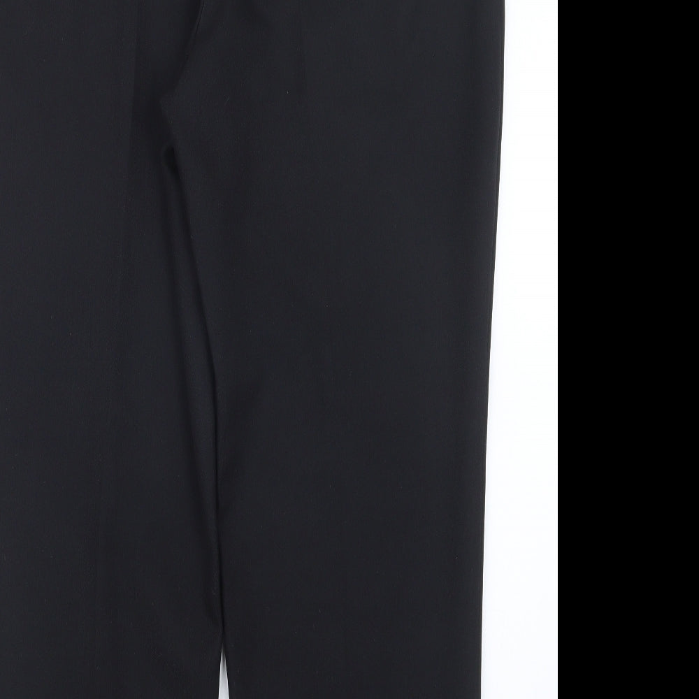 Womens UK Size 14 Papaya Regular Fit  Black Trousers