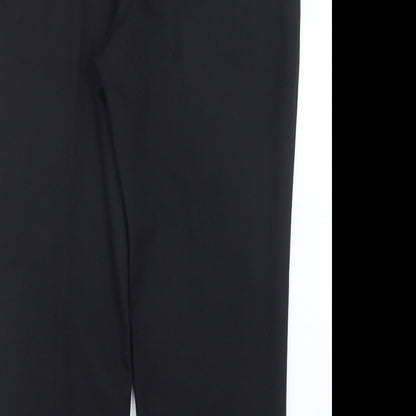 Womens UK Size 14 Papaya Regular Fit  Black Trousers