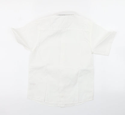 TU Boys White   Basic Button-Up Size 8 Years