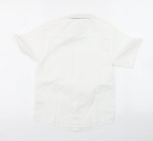 TU Boys White   Basic Button-Up Size 8 Years