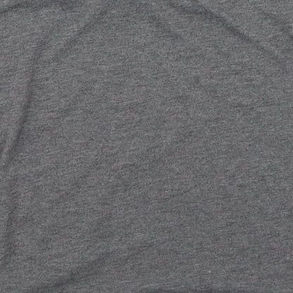 Bluezoo Girls Grey   Cropped T-Shirt Size 5-6 Years