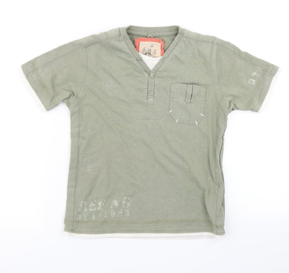 NEXT Boys Green   Basic T-Shirt Size 6 Years