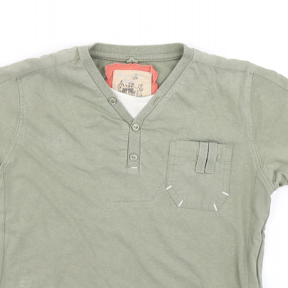 NEXT Boys Green   Basic T-Shirt Size 6 Years