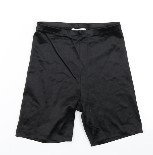 Topshop Womens Black   Biker Shorts Size 6