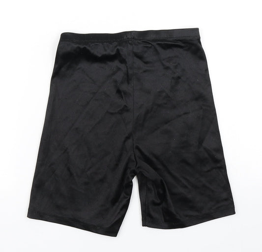 Topshop Womens Black   Biker Shorts Size 6