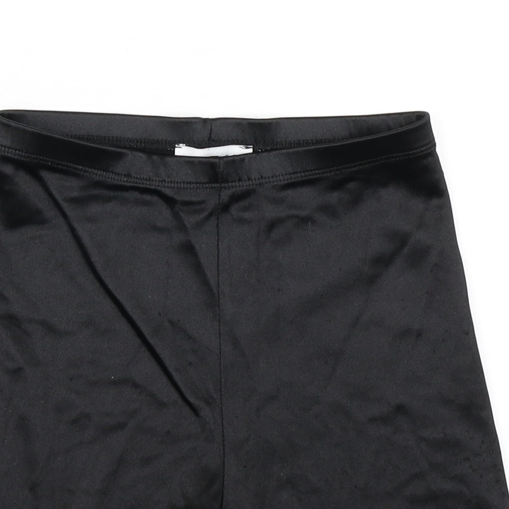 Topshop Womens Black   Biker Shorts Size 6