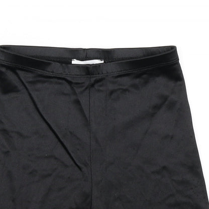Topshop Womens Black   Biker Shorts Size 6
