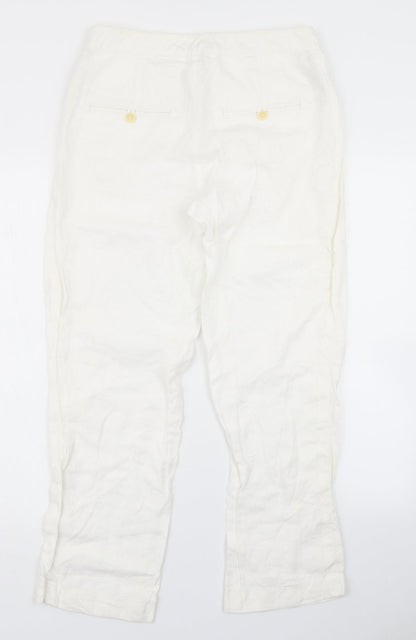 Inwear Womens White   Cargo Trousers Size 8 L27 in