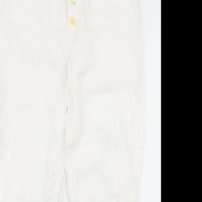 Inwear Womens White   Cargo Trousers Size 8 L27 in