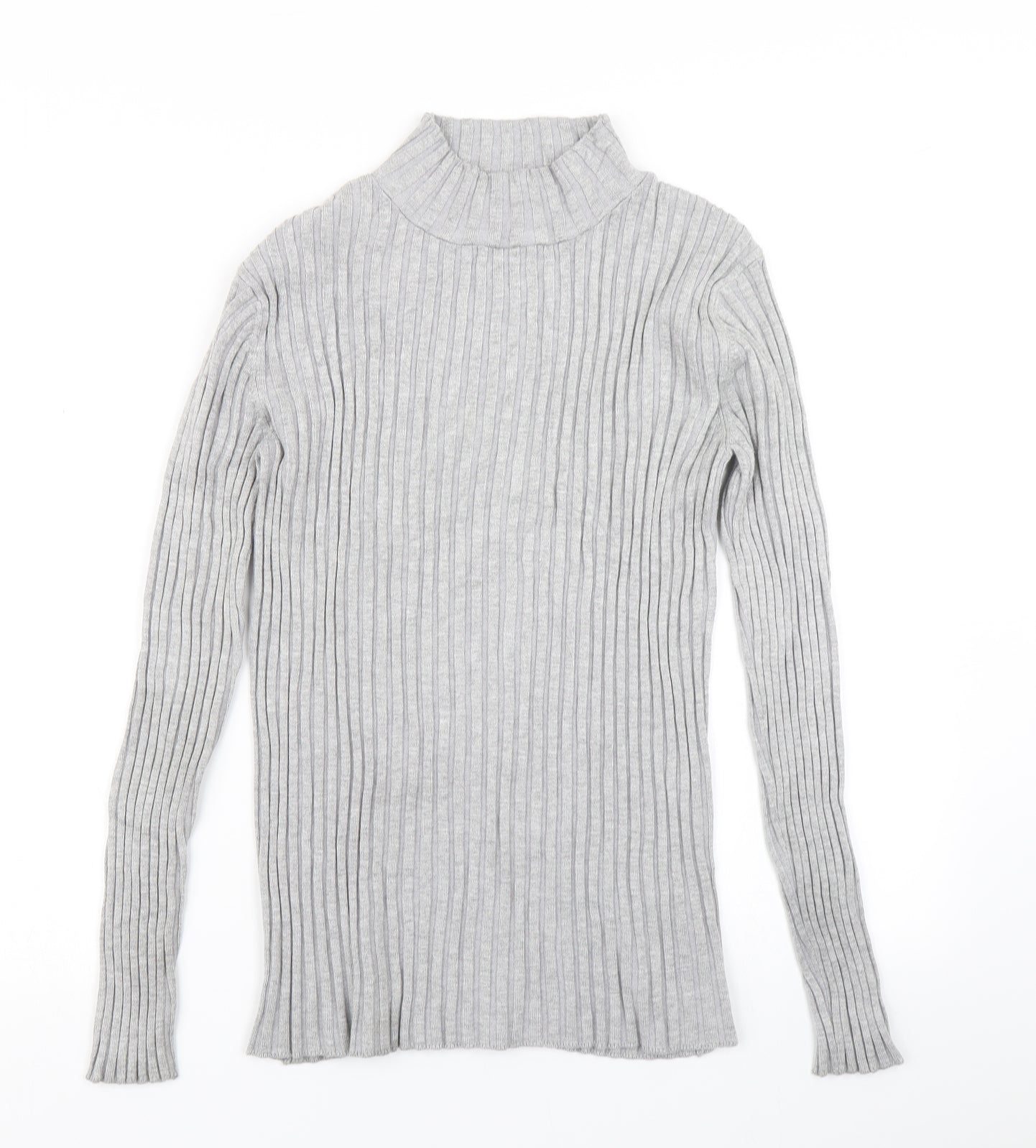 Avenue Womens Grey  Knit Pullover Jumper Size 12