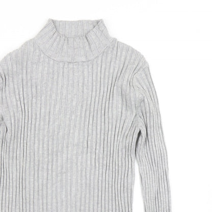 Avenue Womens Grey  Knit Pullover Jumper Size 12