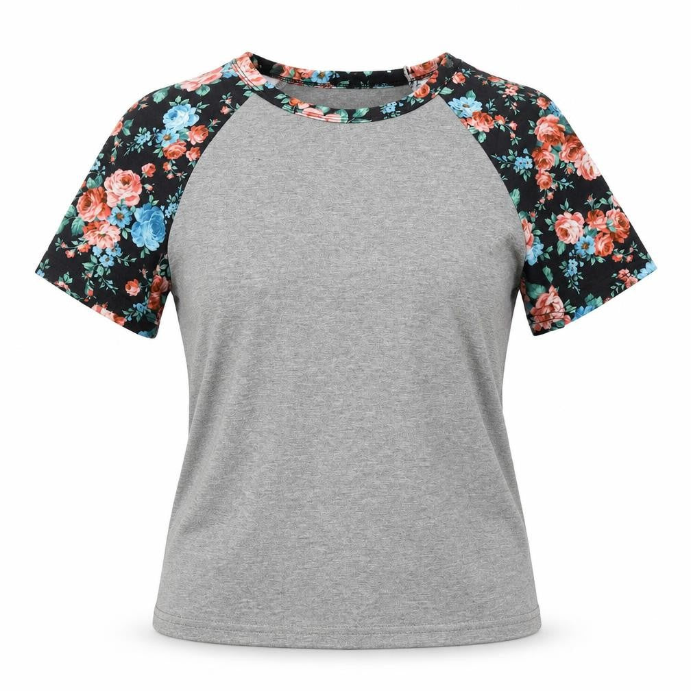 Womens UK Size S SheIn Grey Basic T-Shirt