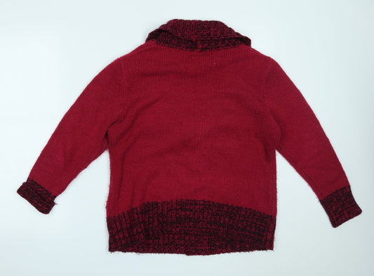 Womens UK Size M Roman Pink Pullover Jumper