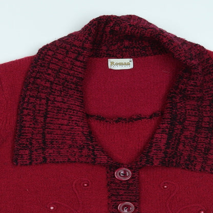 Womens UK Size M Roman Pink Pullover Jumper