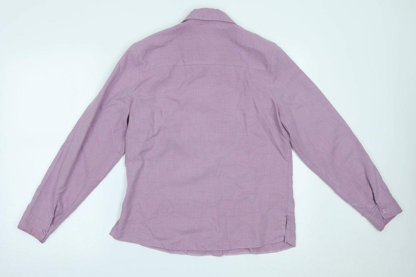 EWM Womens Purple   Basic Button-Up Size 12