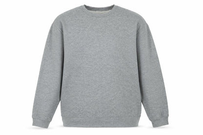Front view of kokse men’s grey jumper, size XL