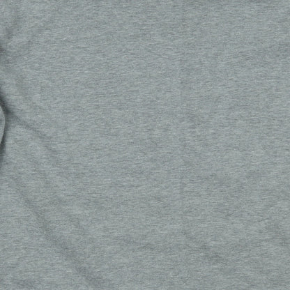 Brand and care label for kokse men’s grey jumper, size XL