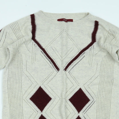 NEXT Womens Beige   Pullover Jumper Size 12