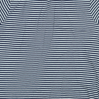 F&F Womens Blue Striped  Basic T-Shirt Size 12