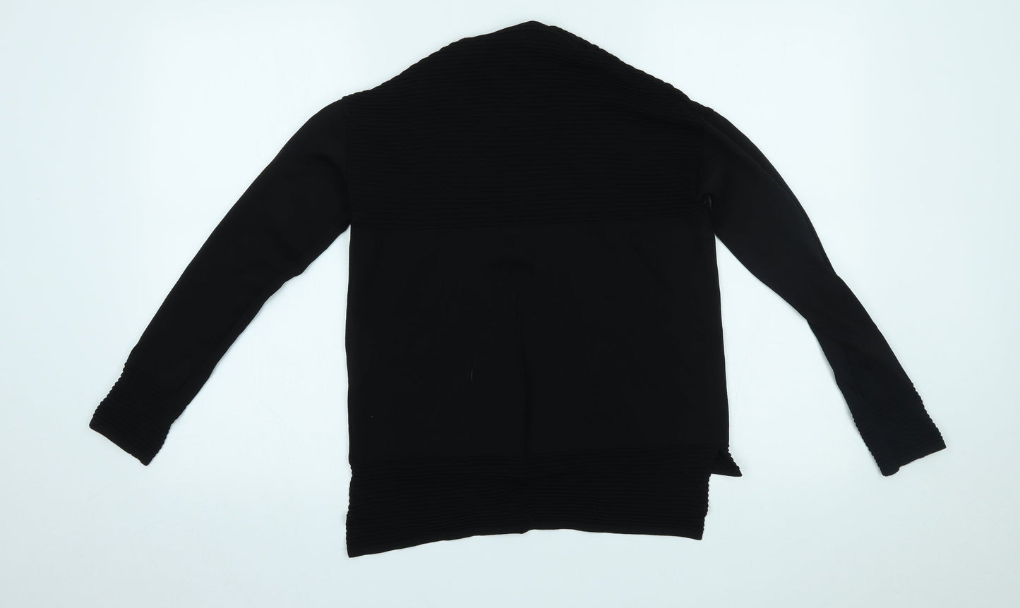 Womens UK Size 8 River Island Black Basic Blouse