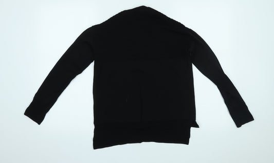 Womens UK Size 8 River Island Black Basic Blouse