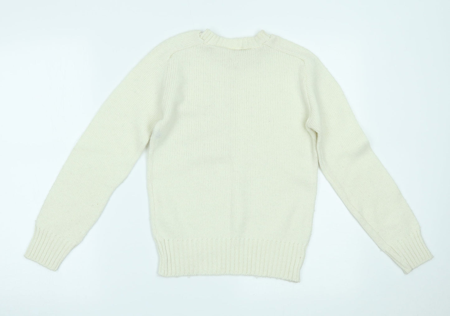 Prova Womens Ivory   Pullover Jumper Size 14